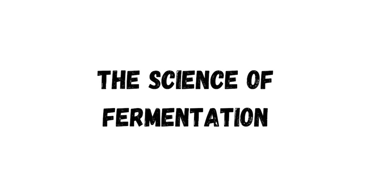 THE SCIENCE OF FERMENTATION